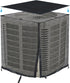 Qualward Full Mesh Central Air Conditioner Cover with Detachable Waterproof Top, Ventilated & All Seasons Design,