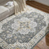 jinchan Vintage Runner Rug 2x5, Washable Hallway Rug, Floral Medallion Non-Slip Soft Classic for Kitchen