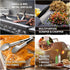 Metal Spatula Set - Griddle Accessories Kit for BBQ Grill, Flat Spatula, Hamburger Turner, Commercial Grade