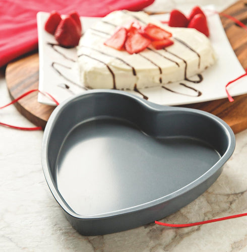 Fox Run 8-Inch Heart Cake Pan, Preferred Non-Stick