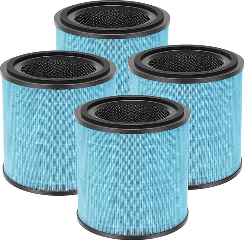 AP0601 Replacement Filters for AIRTOK Air Purifier, 4-in-1 H13 True HEPA Filters, 4 Pack