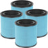 AP0601 Replacement Filters for AIRTOK Air Purifier, 4-in-1 H13 True HEPA Filters, 4 Pack