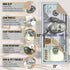 Ottomanson $100 Bill Money Rug, 22" x 53", Durable Non-Slip Area Rug for Bedroom, Office, Game Room