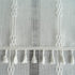 Gernaice 36x36 Inch Rustic Stripe Embroidered Tablecloth Heavy Small Square Tassel Cotton Linen Table Cloth Wrinkle