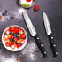 2PCS Little Cook Paring Knife Set, Ultra Sharp German Stainless Steel Kitchen Knives