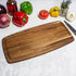 Acacia Wood Cutting Board with Juice Groove, 15-3/4" x 7-7/8" for Kitchen