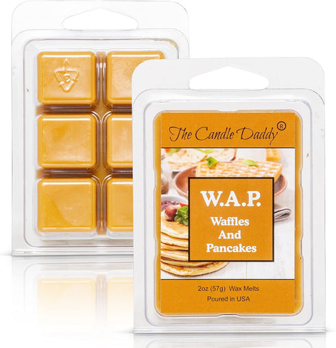 The Candle Daddy W.A.P. - Waffles and Pancakes Scented Melt, Maximum Scent Wax Cubes/Melts, 1 Pack - 2 Ounces