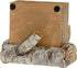Pine Ridge Home Antler Wood Log Coaster Set with Holder - Absorbent Cabin Lodge Decor for Hunter Men