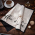 CRASPIRE 2pcs Coffee Maker Mat, 20”X 14” Burlap Placemat with Fabric Backing for Kitchen Counter Coffee Bar Accessories