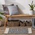 DII Woven Rugs Collection Hand-Loomed, 2x3', Black Border by DII
