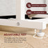 LET501W C Shaped End Table, Side Table for Sofa, Small TV Tray, Couch Table with Storage Bag for Small Space, Living