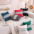 TAOSON Pack 2, Home,20x20 inch of Luxury Wine Red Matching Sequin Patchwork Velvet Throw Pillow Cover with Silver