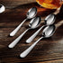 KEAWELL Premium Louise Spoons Set, Set of 4, 18/10 Stainless Steel, Exceptional mirror finish, Dishwasher Safe (7.7" Dinner Spoon)