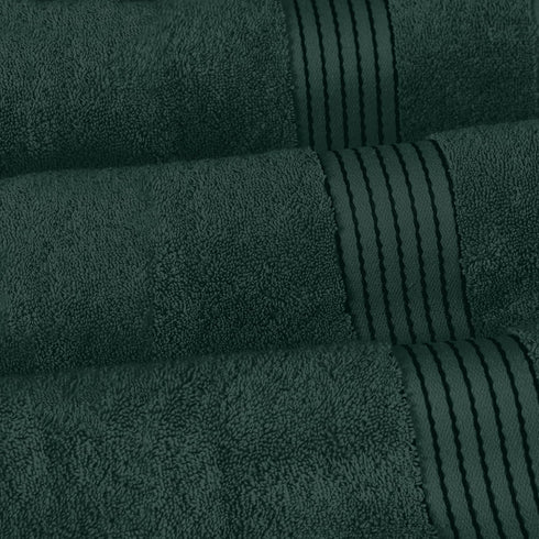 6 Pack Set 13 13 inch, 100% 6PC Set Elegant Comfort Premium Turkish Cotton Washcloths - x Luxurious Hotel Spa Quality