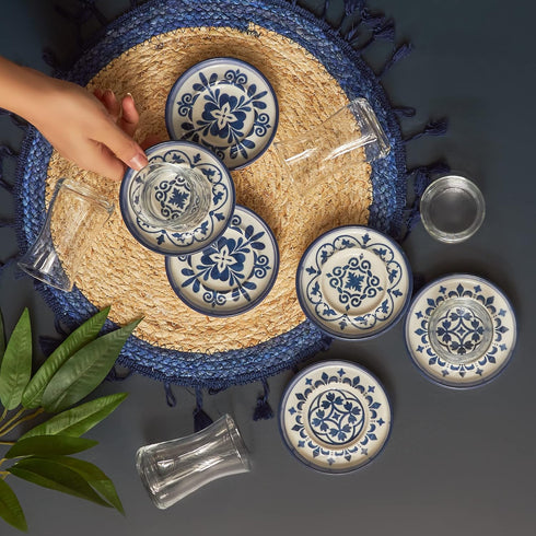 Set 12, 6 Set, 160ML KARACA Turkish Tea Glasses of Tea Cups with Saucers for People, Traditional Turkish Tea Clear