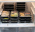 SimpleHouseware 10 Pack 3 Compartment Food Grade Meal Prep Storage Container Boxes (36 ounces)