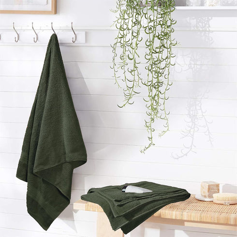 4 Pack Set 100% 4 27x54 GLAMBURG Premium Cotton Bath Towel - Pure Cotton - Bath Towels - Ideal for Everyday use - Ultra