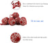 WEWILL 10 PCS Red Knitted Sweater Christmas Ball Ornaments - 2.75" Festival Decorations