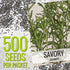 Summer (1 Pack) Seed Needs Savory Seeds for Planting Herbs - Non-GMO Heirloom & Untreated Annual Herb Seed to Plant a