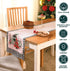 90 Inches 100% Folkulture Christmas Table Runner Long Cotton Red Buffalo Plaid Table Runner for Dining Table, Coffee
