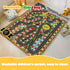 31''X47'' Kids Racing Rug Car Road Kid Rug Carpet Playmat for Playoom Traffic Road Kid Play Mat for BedroomKids