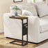 TB01BB082 TUTOTAK C Shaped End Table, Side Table for Couch, Sofa Table with Storage Bag, TV Tray for Living Room