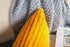 TangDepot Set of 2 Soft Plush Velvet Big Striped Corduroy Decorative Throw Pillow Covers, Euro Shams (24"x24" 2 Pieces,