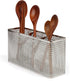 Kitchen Utensil Chopsticks Perforated Holder with Hooks, 304 Stainless Steel Storage Organizer, Dishwasher Safe
