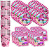 Girl Pink Construction Trucks Birthday Party Supplies Set Plates Napkins Cups Tableware