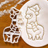 Set of 2 Christmas Animals Cookie Cutters, Alpaca and Baby Penguin Designs, 2 Pieces - Bakerlogy