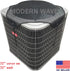 MODERN WAVE Central Air Conditioner Cover - Universal Outdoor AC Cover Defender (Mesh, 32" x 32")