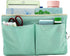 Green Bedside Caddy, Multi-Function Hanging Storage Basket for Bunk and Hospital Beds, Holds Glasses, Books, Mobile