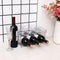 IEEK Plastic Stackable Bottle Storage Holder Rack, Free-Standing Organizer for Kitchen Cabinet, 2 Pack