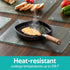 Murrey Home Glass Cutting Board for Kitchen Counter - Tempered Glass Chopping Board, Dishwasher Safe, Small Clear Tray,