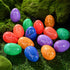 72 3.15" JOYIN Pcs Plastic Iridescent Printed Bright Easter Eggs Tall for Easter Hunt, Basket Stuffers Fillers