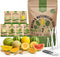 Organo Republic 7 Melon & Watermelon Seeds Variety Pack 480+ Non-GMO Heirloom