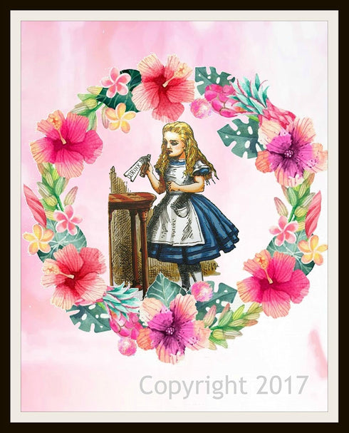 John Tenniel's Vintage Alice Art Print Set of 5, 8 x 10" Unframed Reproductions