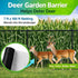 7.5 100 Netting for Chicken Coop, Chicken Netting for Hawks (Overhead), x ft HDPE Bird Netting, with Zip Ties