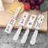 Mahjong Tile Cheese Spreaders - Hand-Painted Resin Handles with Stainless Steel Blades, Set of 4 Assorted Designs