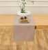 Winotic 13 72 Inches (13" 72", Brown Table Runner x Long, Cotton Linen Farmhouse Style Table Linen for Kitchen Dining