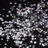 Hestya 60g Star Confetti Glitter Table Confetti for Party, Wedding, Festival Decorations (Silver Set, 10mm and 6mm)
