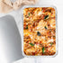 PLASTICPRO Disposable 4 LB Aluminum Takeout Tin Foil Pans, 12'' X 8'' X 2'' Inch, Pack of 5