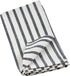 Saro Lifestyle Striped Design Cotton Table Napkin, Set of 4, 20", Navy Blue