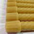 100% Pure Beeswax Spiral Twist Taper Candles - Organic Set of 6, 8 Inches Tall, 3/4 Inch Diameter