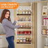 6 2 1 Tier Over the Door Pantry Organizer IN Hanging or Wall Mounted Spice Rack with Adjustable Basket,Heavy Duty