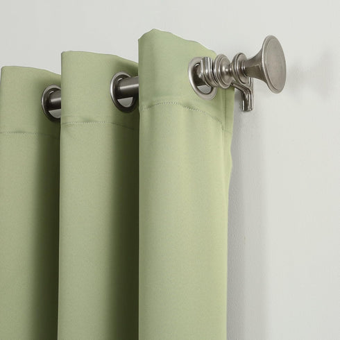 Sun Zero Easton Energy Saving Blackout Grommet Curtain Panel, 40" x 63", Sage Green