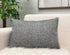 Aiking Home Imitation Burlap Lumbar Pillow Cover 12x18 Inch Vintage Faux Linen