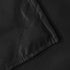 N&Y HOME Fabric Shower Curtain with Weighted Magnets, Opaque Black, Hotel Quality, 72x72, Machine Washable
