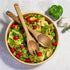 Acacia Wood Salad Serving Set, Salad Serving Spoons for Serving and Tossing, Salad Spoon and Fork Serving Set