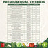 20 Packets Pack 2026 Packed Vegetable Seed | Survival Variety | Season | Individually Vegetables, Herbs and Fruits |